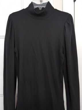 GAP Modern Puff Sleeve Ribbed Shirt